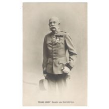 Franz Josef v uniformě, černobílé vydání