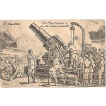 Batteries of cannons - Fat Berth, fire control officer commanding