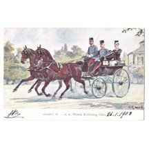 Tour of grand duke Otto in coach 