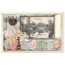 City park , eagle and stamps