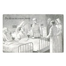 Emperor at the visit in hospital