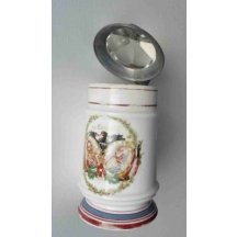 Patriotický půllitr / Franz Josef a Wilhelm , rok 1914