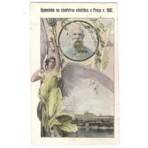 Upomínka na císařskou návštěvu v Praze r.1907