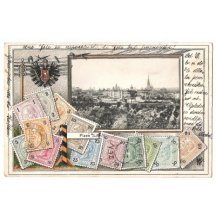 Plzen - stamps and eagle