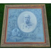 Image with portrait of emperor - extraordinary