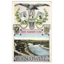 Myslowitz and triple portrait of emperor Franz Joseph