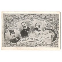 Smuteční pohlednice- úmrtí Franz Ferdinanda