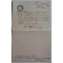 Deed with 20 phlorin fee stamp
