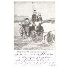 Císař Franz Josef a král Eduard VII. na cestě