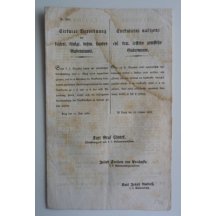 Franz Josephs II. circular, issue 5 and 10 gulden money paper