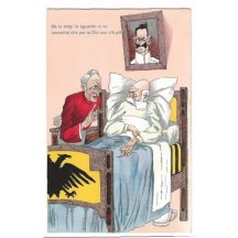 Franz Joseph is ill , lying in the bed