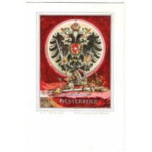 Insignia of Austria - color postcard