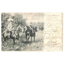 Scene from war manoeuvres