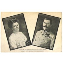 Archdude Franz Ferdinand with his wife Sophia