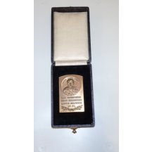 Bronzová plaketa císaře Františka Josefa - originální etue