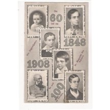 Wishes for anniversary of 60 years government of Franz Joseph I.