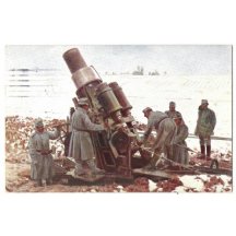 Preparing cannon FAT BERTH to fire / producer SKODA PILSEN