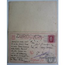 Postcard-paid reply 