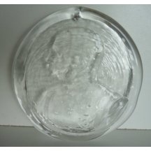 Skleněný portrét císaře - František Josef