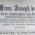 Dekret na udělení ,, Ritířského řádu Františka Josefa ,,s vlastnoručním podpisem Františka Josefa - pan GUSTAV GURSCHNER - mimořádné