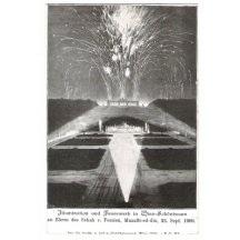 Fireworks in Schönbrunn , Vienna 