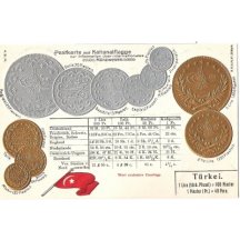 Pohlednice s mincemi- Türkei