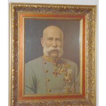 Painting of Franz Joseph, extremely high-quality frames