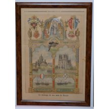 French newspapers - the occasion of visit of czarist married couple