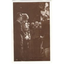 Přivítání Františka Josefa zástupci města