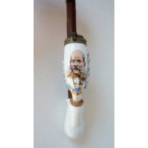 Fajfka - císař Franz Josef / porcelán