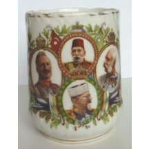 Hrníček - portréty čtyř mocnářů