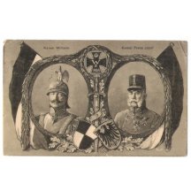 František Josef a Vilém, v parádních uniformách