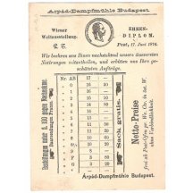 Žluťásek s firemním přítiskem z druhé strany