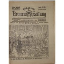 Kronen Zeitung newspaper - funeral of Franz Joseph
