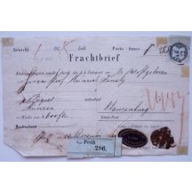 Station letter Pesth - Klausenburg