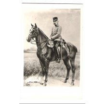 Franz Joseph na koni, Vídeň, r.1908