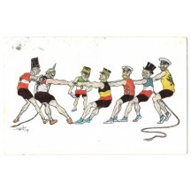 Warp of whole Europe against Wilhelm and Franz Joseph