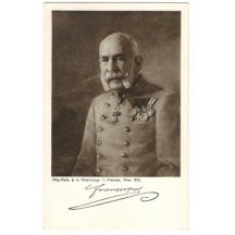 Král a císař František Josef na fotografii, Wien 1916