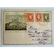 Slovakia - Stationery Bradlo - under the postmark Brezová Bradlom / mail car 