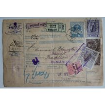 All postal franking dispatch an interesting ... Austria / Romania 
