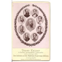 Miniaturní portréty - Franz Josepha, mimořádná desková fotografie