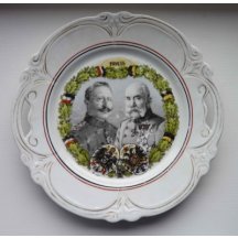 Dvojportrét císařů - Franz Josef a Wilhelm