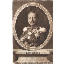 Císař Wilhelm II. na podstavci