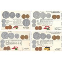 Soubor 49 ks mincovních pohlednic včetně originálního alba / jako nové