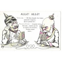 Wilhelm and Franz Joseph are debating on a phone