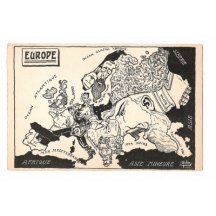 European map , nations are presented by their leader