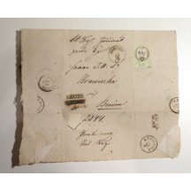 Letter with 15 Kr fee stamp