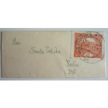 Miniature letter - 15 cents Franking Hradcany 
