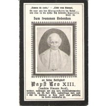 Funeral card Leon XIII. - 1903
