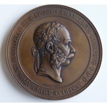 Medaile s Františkem Josefem - návštěva Jerusaléma